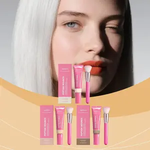 Zephoco lightweight long-wear liquid foundation that hydrates and adds radiance while creating a matte, translucent finish