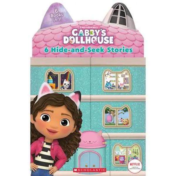 6 Hide-And-Seek Stories (Gabby's Dollhouse Novelty Book) -- Jesse Tyler - Paperback
