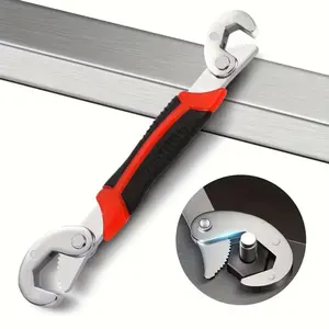 Multifunctional Adjustable Wrench with Press Plate Connection: High Hardness, Sandblasted Surface, Long - Lasting Wear Resistance