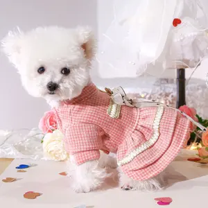 Sweet Princess Dress for Pets, Dog & Cat Clothes, Teddy Bichon Pomeranian Yorkie Poodle Small Dogs, Beautiful for All