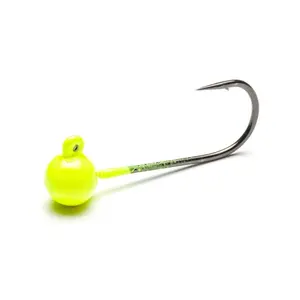 Addicted Micro Worm Jig Head (Chartreuse)