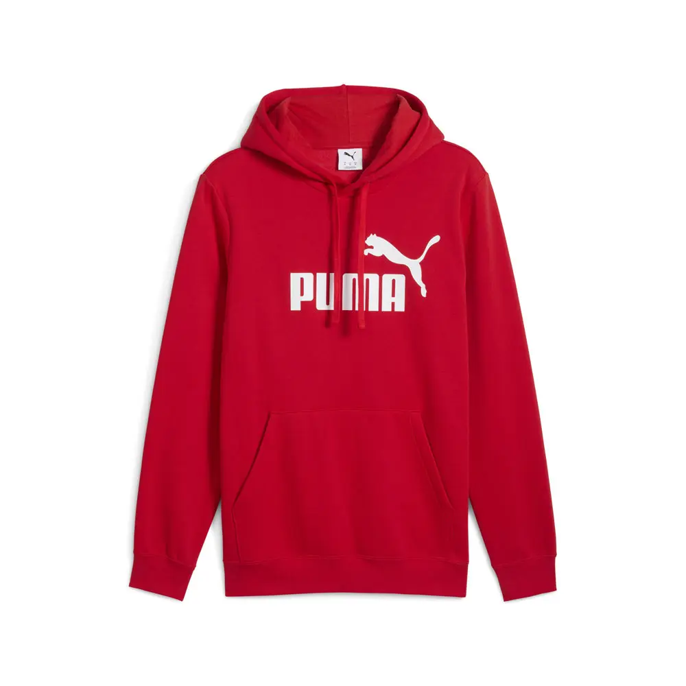 PUMA Mens Essentials No. 1 Logo Hoodie Casual Outerwear Casual Hoodie - Red