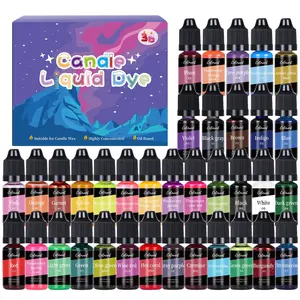 Handmade DIY Soap Dye Colorant, 36 Colors Soy Wax Candlewax Pigment for Candle Making, Natural Ingredients, Easy to Use, Perfect for Crafting Projects