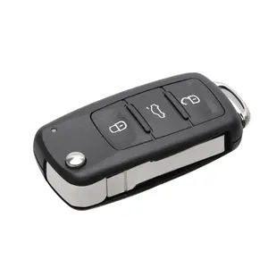 Volkswagen 3+1 Key Blank, High-Quality Replacement Car Keys, Durable & Secure Design, Perfect Fit for Volkswagen Vehicles, Car Key Accessory