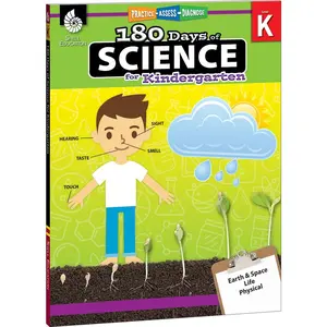 180 Days(tm) Science for Kindergarten: Practice, Assess, Diagnose -- Lauren Homayoun - Paperback