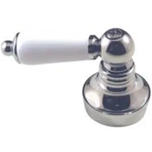 212 MAIN Universal Size Lever-Type Faucet Handle with Porcelain Insert, Chrome Finish, Model 46010, Includes Wrench (Boating Water Sports Accessory)
