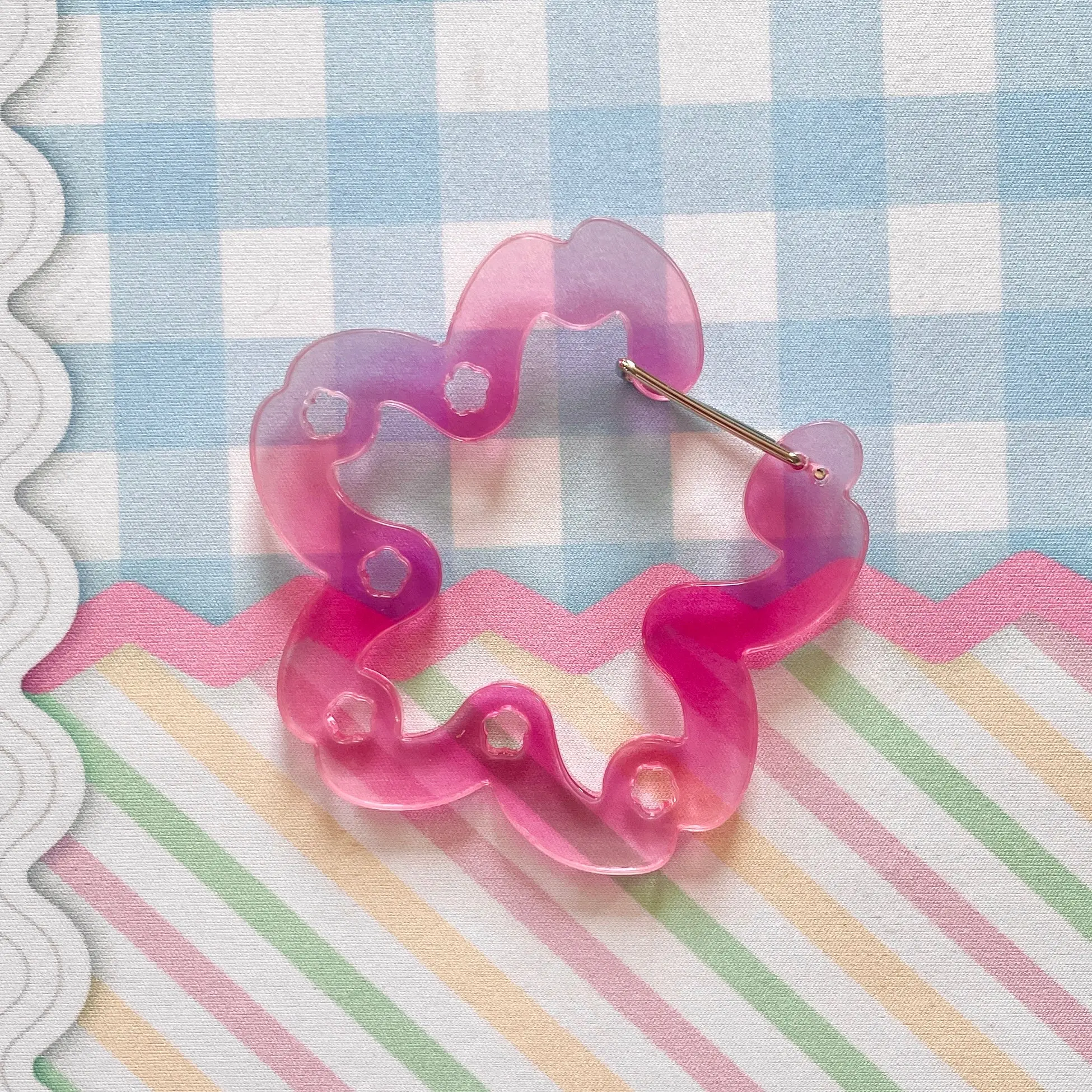 Sakura Acrylic Carabiner