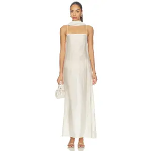 SOLAQUA The Camilla Dress in Ivory