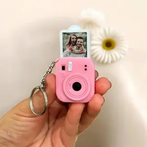 3D Printed Polaroid Keychain, Holds Small Photos, Perfect for Graduation Gifts, Birthday Presents, Unique Photo Keychain