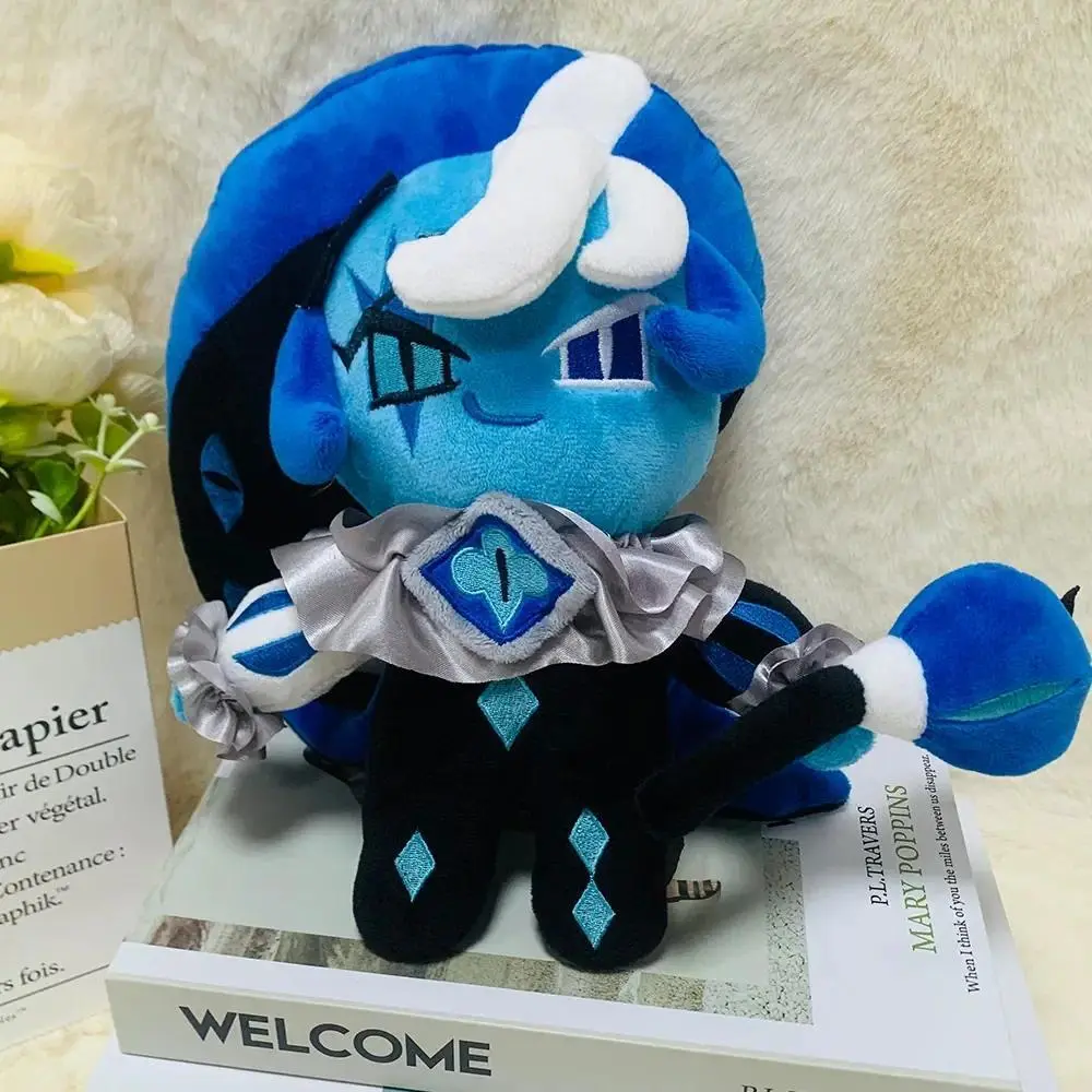 Stuffed 30cm Game Cookie Run: Kingdom Shadow Milk Cookie Set Plush Cotton Doll Toy COS Kids Adults Birthday Gifts