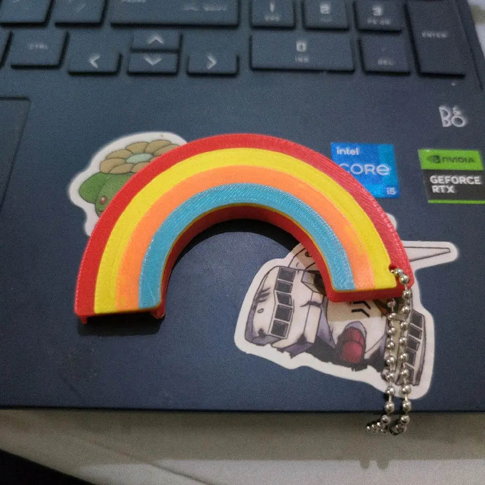 Pride Pop Tab Opener Keychain