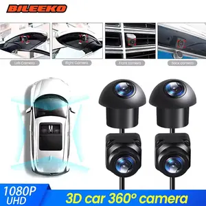 360 Panoramic Car Camera, HD Night Vision, Full Vehicle Blind Spot Assistance, High-Definition Dash Cam for Enhanced Safety