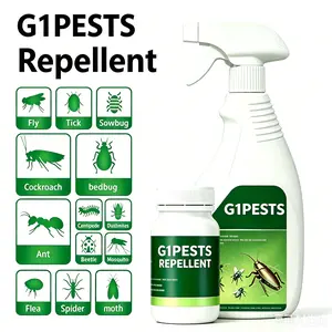 Pet & Family Friendly Pest Prevention Kit, Indoor & Outdoor Applicable, Works Against Roaches, Ants, Spiders, Bed Bugs and Over 40 Common Household Pests, Makes 1 Gallon Usable Spray Mix ：