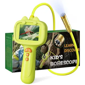 Endoscope Camera for Kids 2.4 Inch Screen Waterproof Borescope Camera – Photo/Video Rechargeable STEM Toy Nature Explorer Gift & Birthday Present for Ages 3+