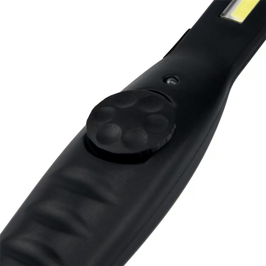 XTAUTO 2-PCS Magnetic Stand Base Rechargeable LED Work Light, Portable Handheld Waterproof Flashlight, 170° Rotatable Dimmable LED Light for Mechanics, Auto Repair, Garage & Outdoor Camping