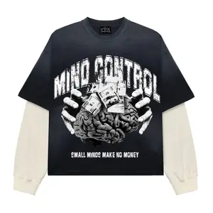 Small Minds " Long Sleeve Double Layer " T-Shirt