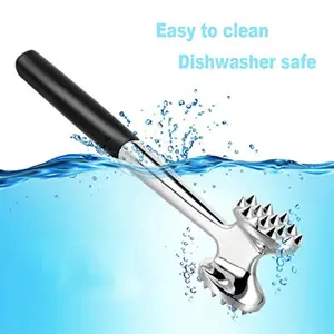 Kitchen double side loose meat hammer lock juice tenderizing non-firewood steak pork chops special tender meat artifact