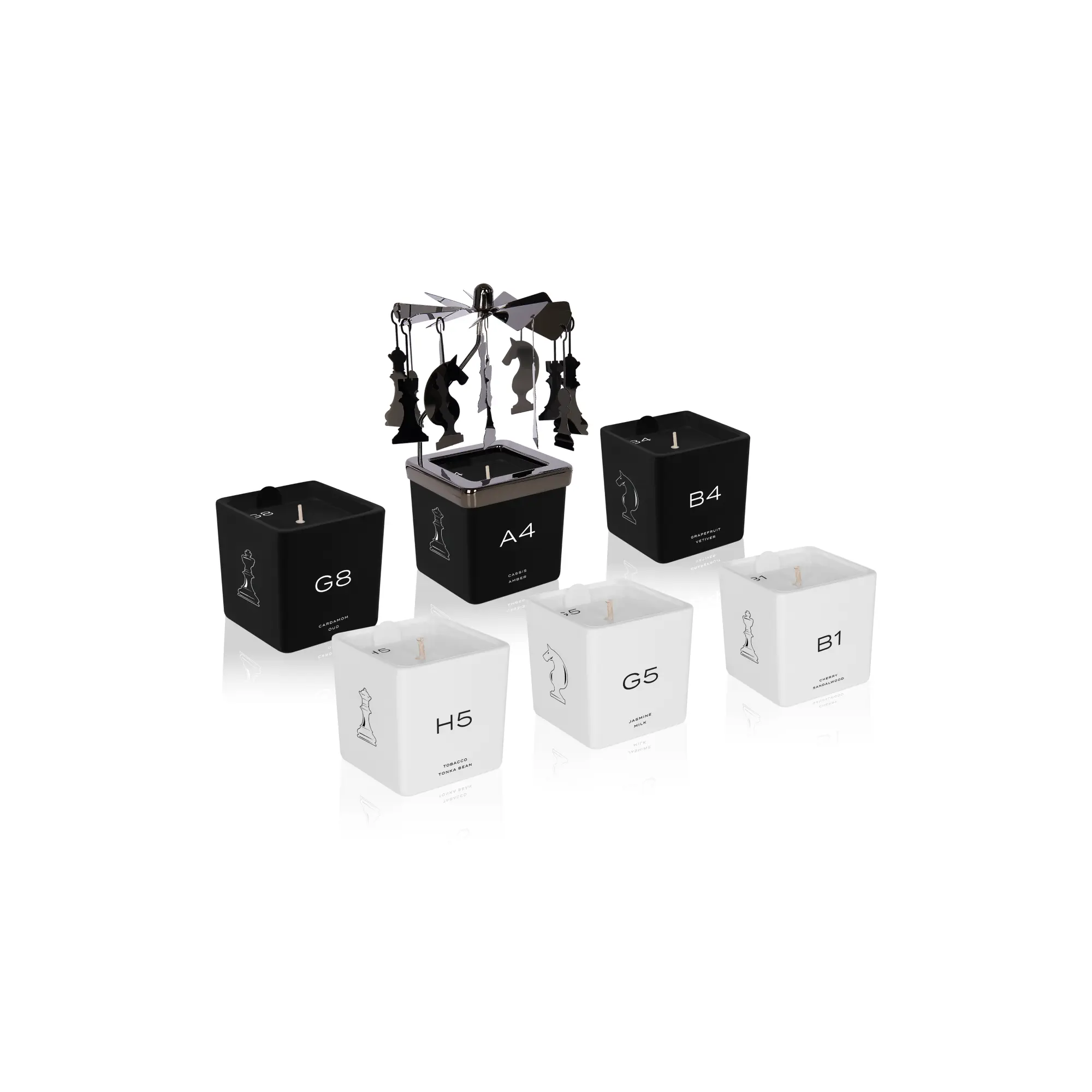 Luxury Candle Set with Carousel