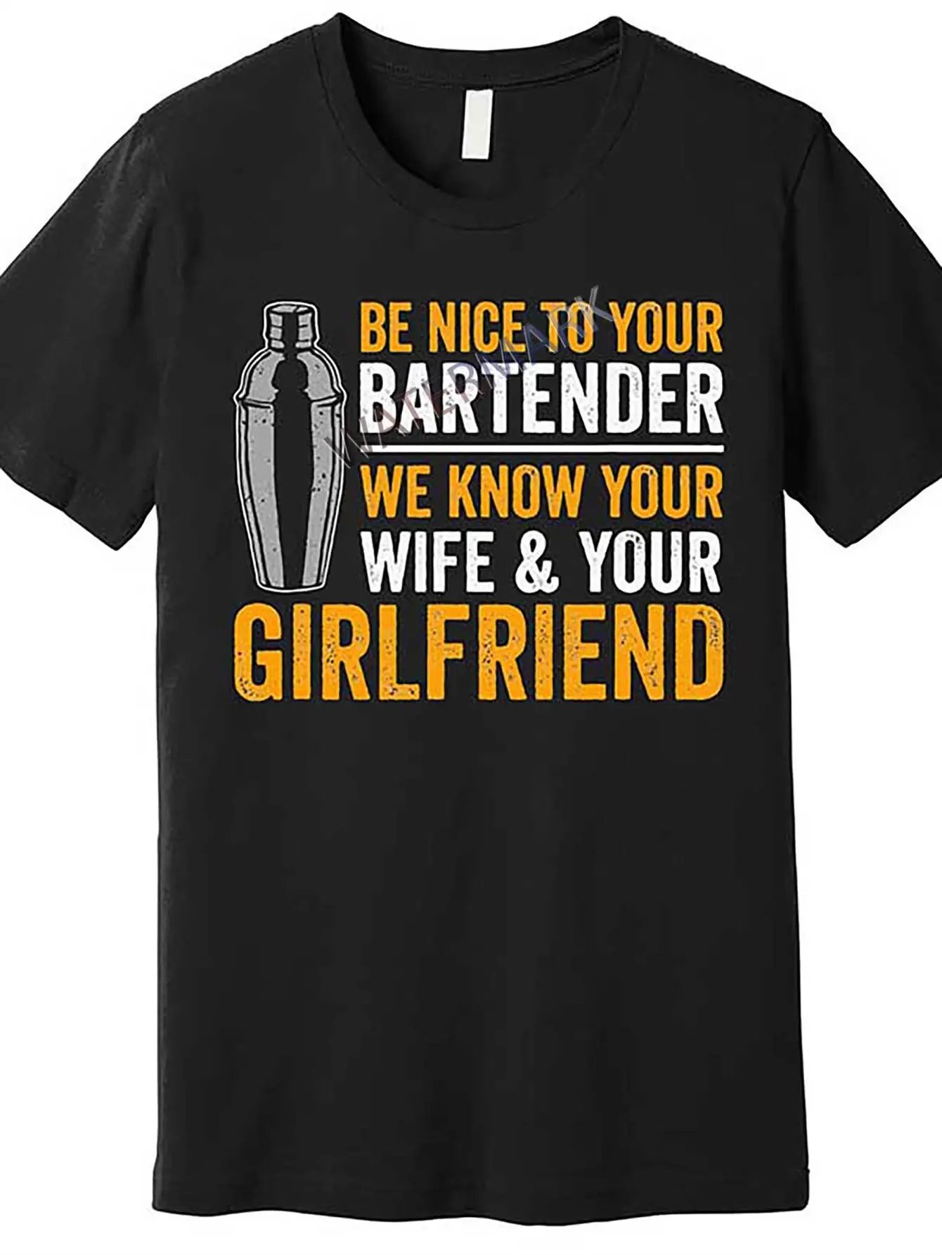Funny for bartender Appreciation T-Shirt - _Be Nic unisex soft cotton short sleeve t shirt, vintage graphic casual tee for men women teens, perfect birthday holiday gift for camping travel gym daily street casual wear
