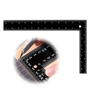 Carpenter Square 8x12 in Framing Square Heavy-Duty Carbon Steel Framing Tool with Dual-Scale (Imperial/Metric) High-Quality L-Ruler Square Tool for Builders and Carpenters