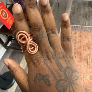 Juma CopperKing Infinity Copper Ring, Casual Unisex Personalized Jewelry Ring