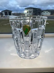 Waterford Crystal Candle Holder Illuminology Heavy Unique Design