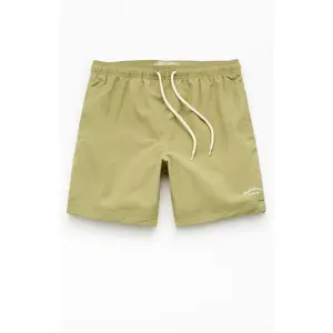Pacsun Men's Green Collegiate 6.5" Swim Trunks