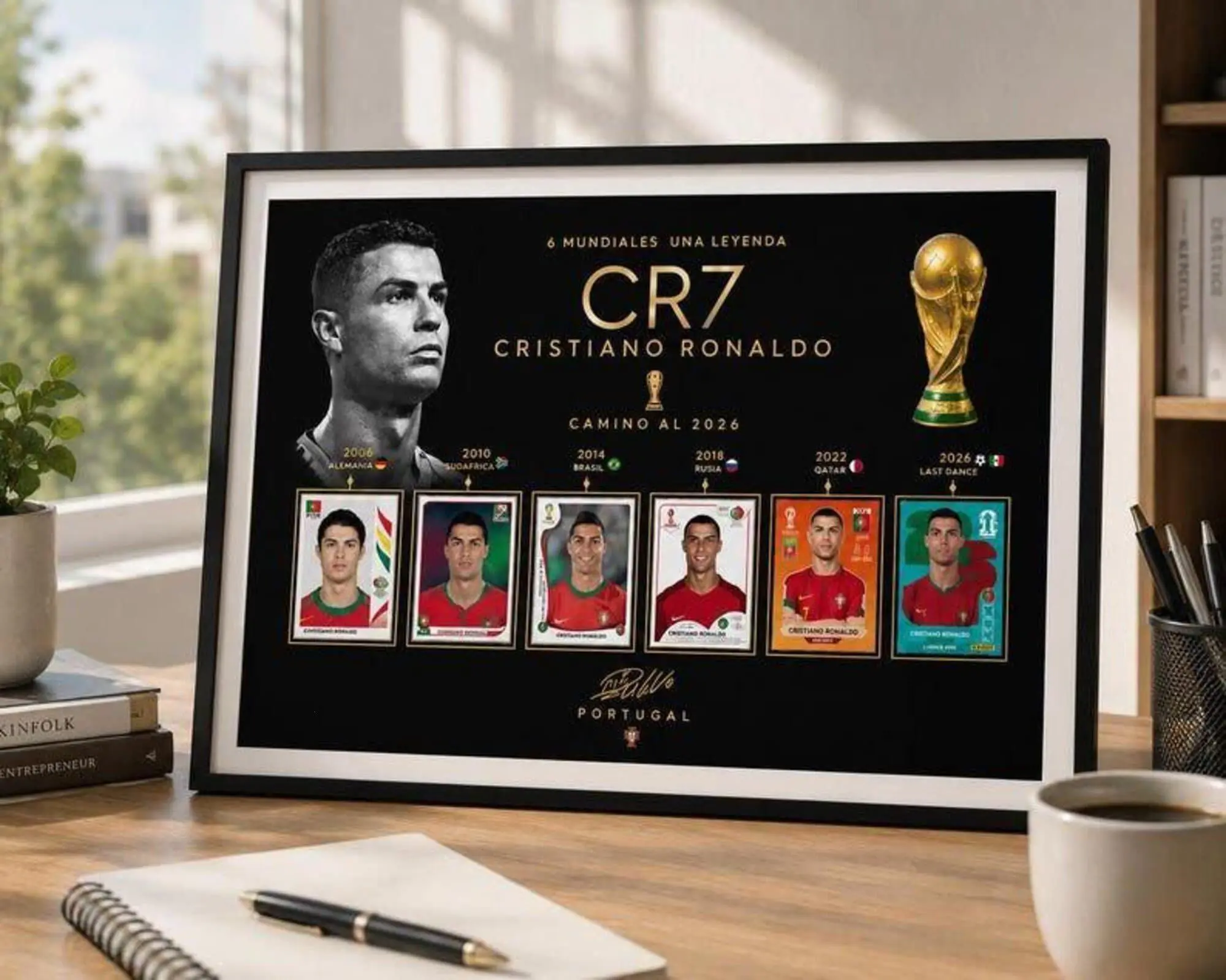 Cristiano Ronaldo  Poster CR7 Football Wall Art( Unframed - Print Only )