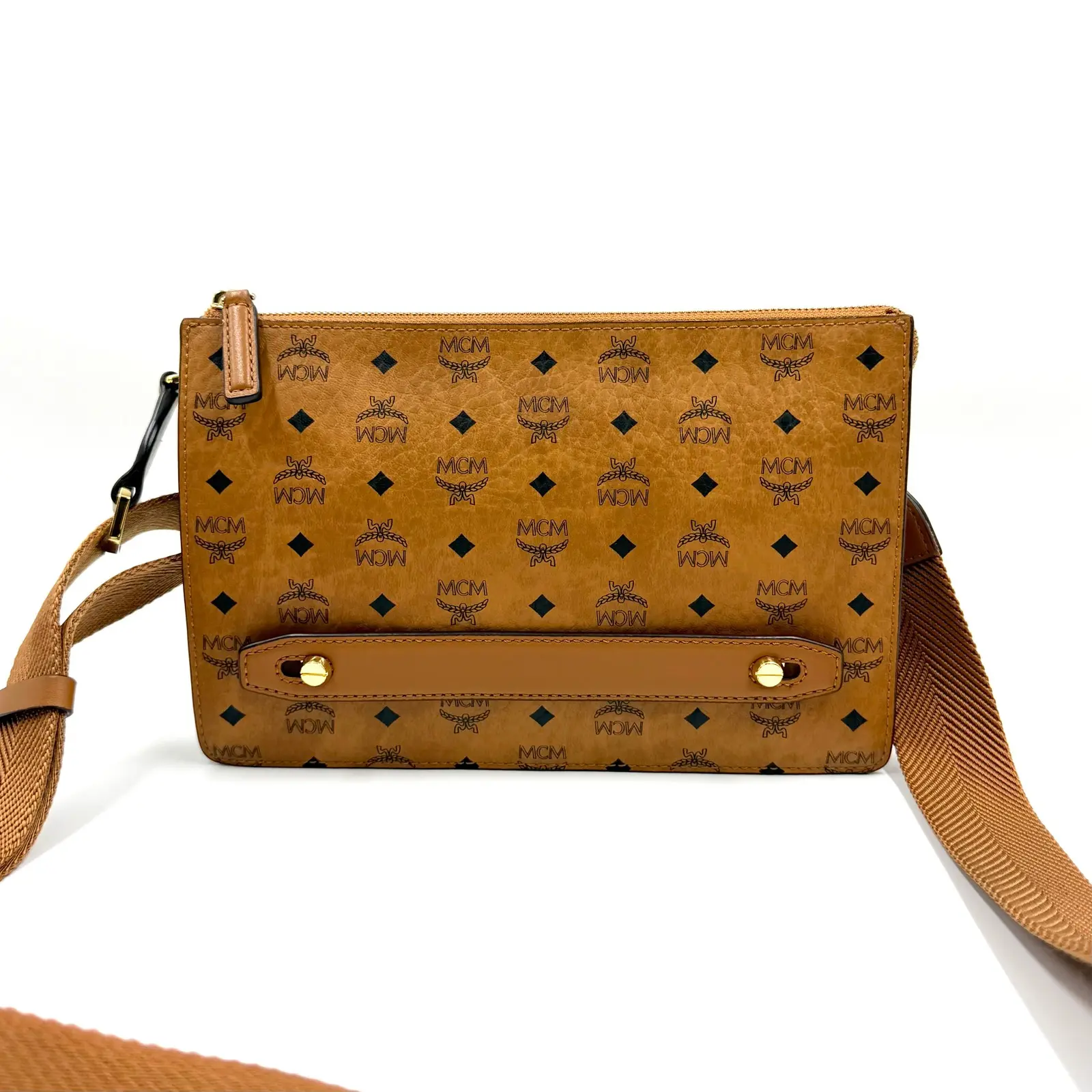 Pre-owned MCM As Shown Crossbody Bags HZ 5646 Visetos Crossbody bag26.06.25