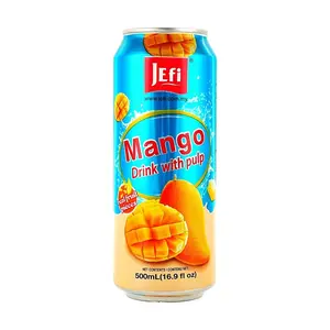 JEFI Korean Mango Pulp Drink 500ml - Real Fruit Juice Beverage for Refreshment