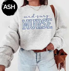 Medical surgical nursing T-SHIRT or Sweatshirt ,  Med Surg medical surgical nurse crewnck, medical surg RN Oversized Tops