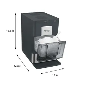 Frigidaire Countertop Nugget Ice Maker, 44 lbs Capacity, Self-Cleaning, Touch Control