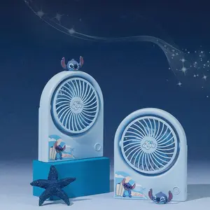 Disney Lilo & Stitch Collection Foldable Handheld Fan – Portable Rechargeable Mini Fan with Cute Stitch Design, Ideal for Travel & Summer Cooling