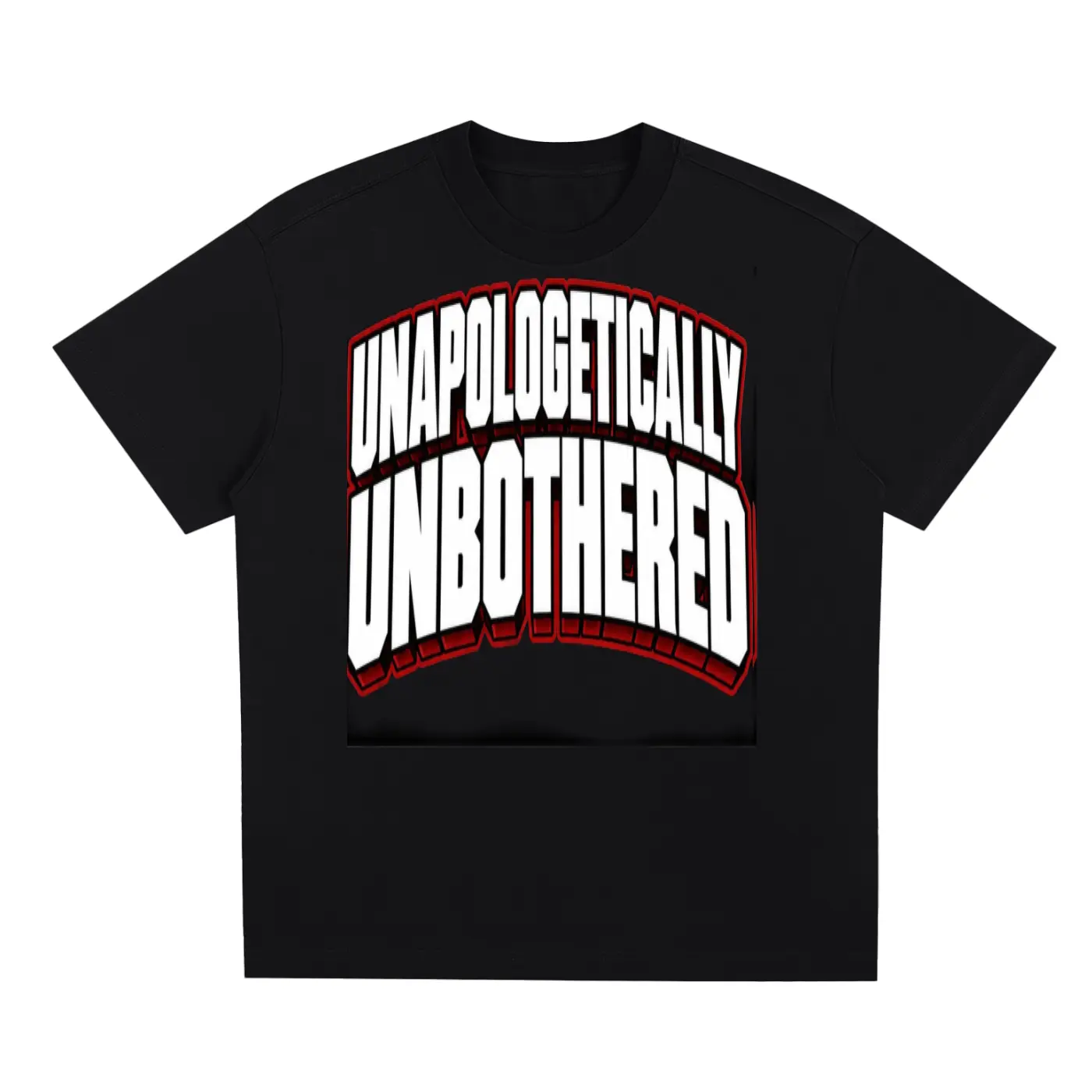 Unbothered unapologetic Sorona Quick-Dry Cooling T-Shirt