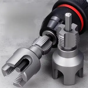 Pipe Thread Reamer & Edge Cutter Drill Attachment Tool