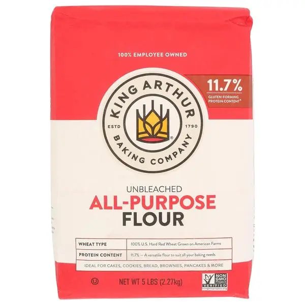 King Arthur Unbleached All-Purpose Baking Flour, 5 lb, Bake