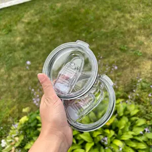 40oz Lids for Clear & Frosted Glass Tumbler with Handle 40oz Lids for Clear & Frosted Glass Tumbler with Handle
