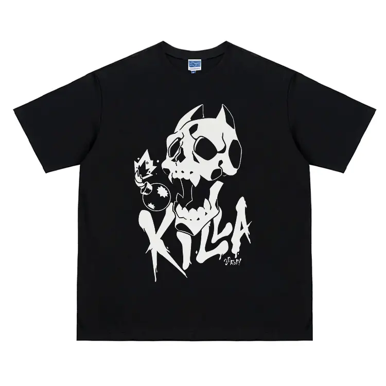 JoJo "Killer Queen" Anime Vintage Oversized Tshirt DTG Print 180GSM Cotton Original Design Crewneck Regular Shoulder Unisex Streetwear