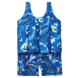 Infant And Child Floating Swimsuit, Boys And Girls One-Piece Buoyancy Vest, Removable And Adjustable Buoyancy Swimsuit, One-Piece Floating Swimsuit, Suitable For Summer Beach Sports Swimsuit, Training Auxiliary Swimsuit