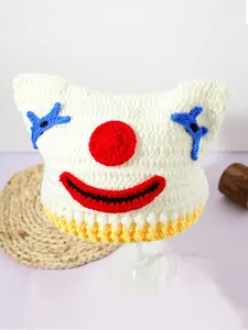 Unisex Handmade Joker Beanie, Cute Hip Hop Y2K Style, Funny Knit Hat Without Brim, Streetwear for Men & Women