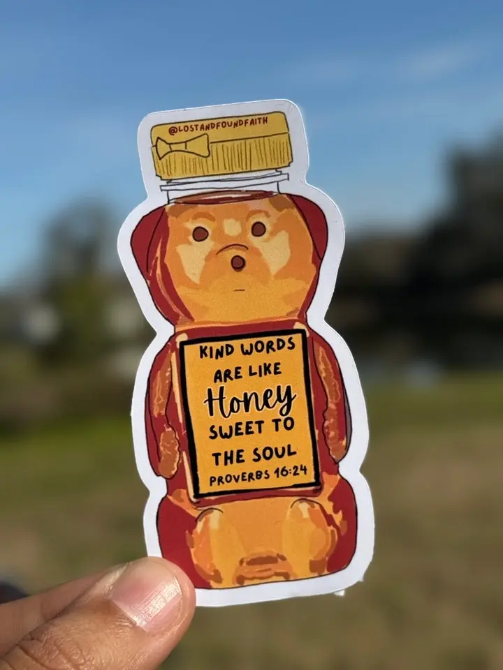Kind Words are like Honey Sticker