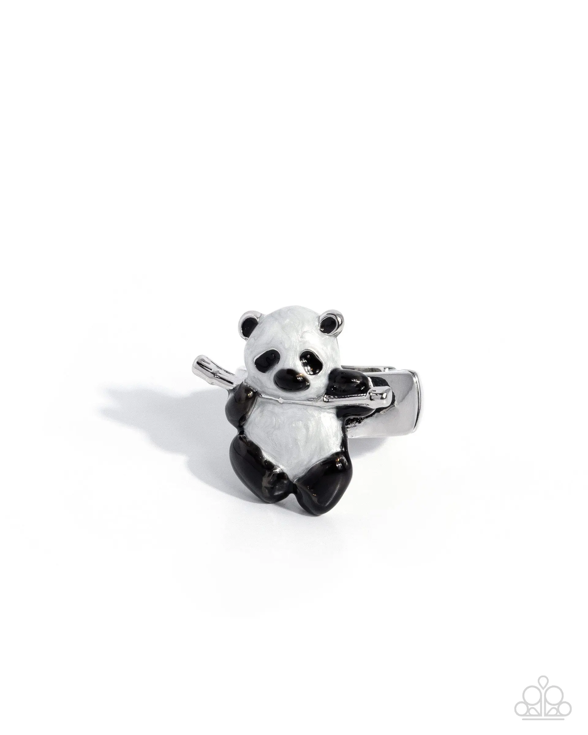 Polished Panda - Black and White Panda Ring - Paparazzi