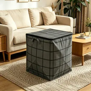 Large Capacity Foldable Storage Bags for Clothes and Quilts - Durable, Dustproof, and Aesthetic Organizer Solution, Perfect for Home or Dorm Use, Moving, and Seasonal Storage, Moving Bag|Decorative Storage|Durable Organizer, Clothes Organizer Storage, Und