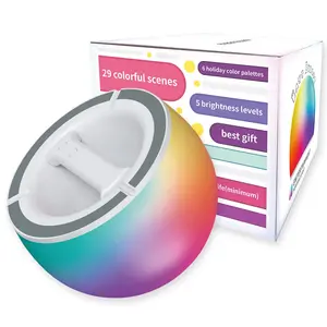 Wattbubble Squishy Egg Night Light Pro for Kids 5 Levels Brightness Soft LED Sensory Light  Interactive Tap Light Stress Relief Fidget Toys Auto Dim 30 Mins BPA Free Silicone 2026 New Year Gift Children Gift sugar ball