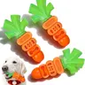 [Bacon flavor]Apasiri Aggressive Chewers Dog Chew Toy for Large Breed Dogs Indestructible Nylon Chew with Carrot Leaf Design Durable Dental Health Teeth Cleaning Mental Stimulation