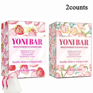 Peach & Strawberry Soap Set with 2 Counts Foaming Nets, 2 Counts Moisturizing Body Cleansing Soap Bar for Soothing Dry Skin, Hydrating Body Wash & Body Care Products for Women
