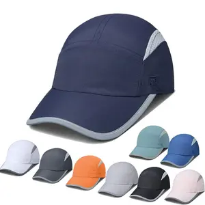 Breathable Running Cap with Reflective Brim UPF 50+ for Men Women Outdoor Sports Tennis Baseball Summer Hat
