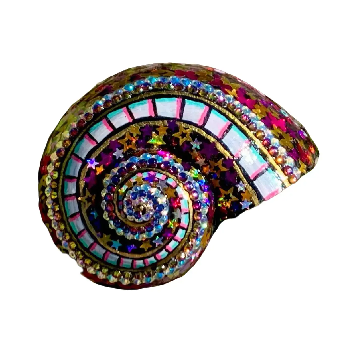 Bling Apple Snail Shell Hermit Crab Shells