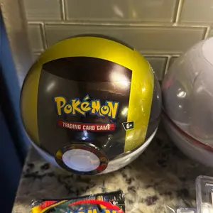 Pokemon Trading Card Game Collectible Ball for Kids Ages 6+ Official Trading Cards Inside