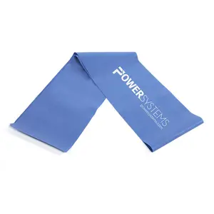 Power Systems Heavy Resistance Band Light Blue 4ft x 6in Durable Fitness Accessory